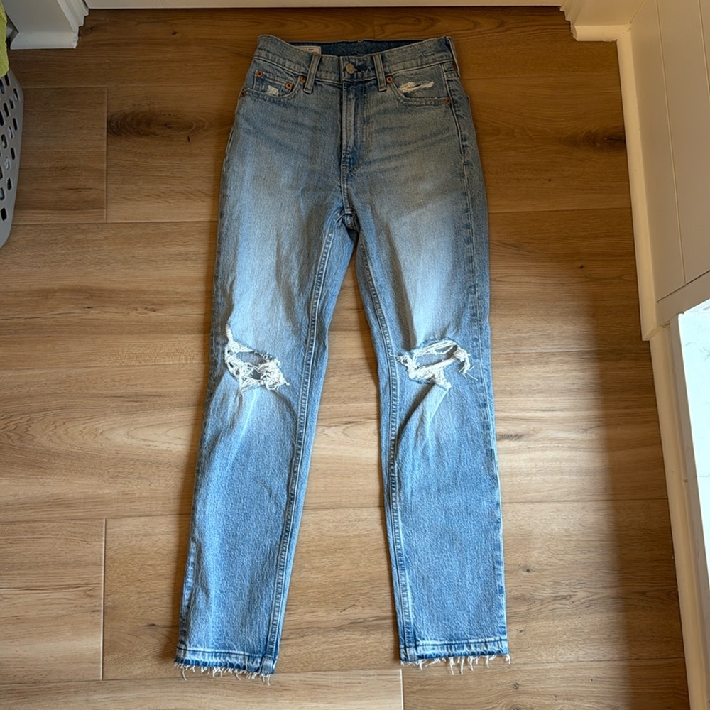 GAP cheeky straight high rise jeans size 24 00